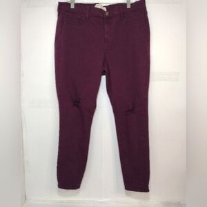 Gap Easy leggings Women's Burgundy Jeans Size (16 R)